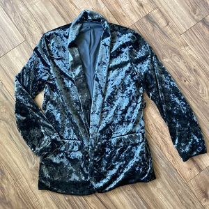 Crushed velvet jacket